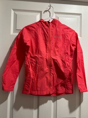Columbia Girls' Coral Hooded Rain Jacket